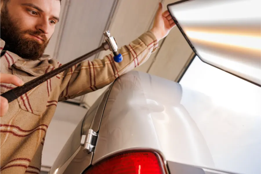 Paintless Dent Repair for Door Ding Removal in Lee's Summit, MO
