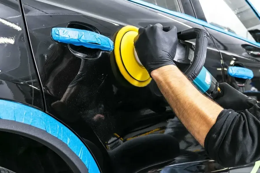 Car Polishing After Collision Repair Work in Lee's Summit, MO